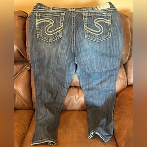 Silver Natsuki Capri jeans